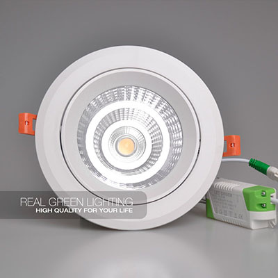 New Design LED Ceiling Down Light 15W COB Epistar Chip SMD5730 LED Down Light TV Wall Light 3000k-6500k 100V-265V