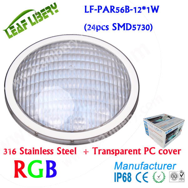 Lf-PAR56b-12*1W (SMD5730) China CE Swimming Pool Underwater Light Factory