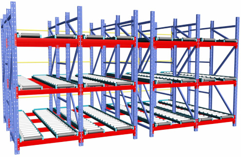 Heavy Roller Racking System China Heavy Load Capacity Pallet Gravity Roller Racking | Rack ...