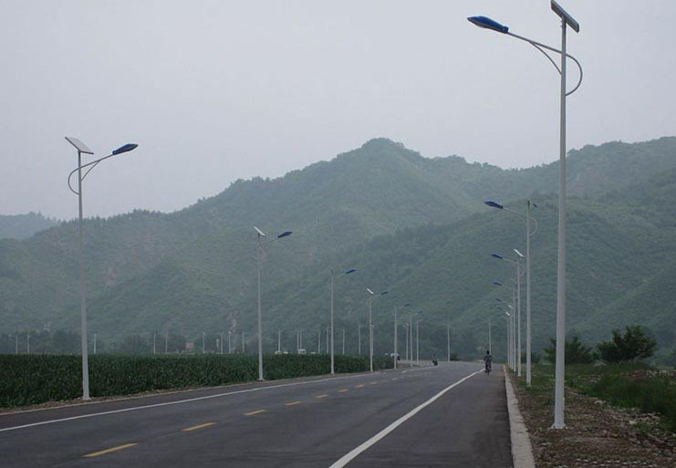 10m 80W LED Lamp Solar Street Light