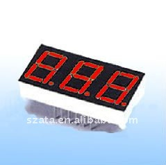 Hot Prodoct 0.39 Inch 3 Digits 7segment Display