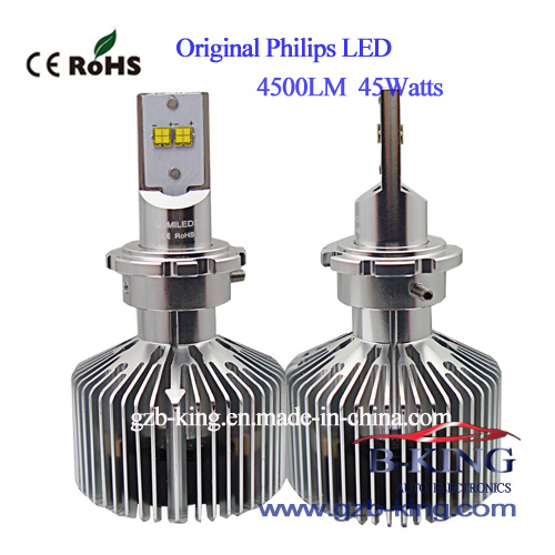 45W 4500lm D2 Focus Length Adjustable Car LED Headlight