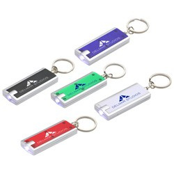 Promotional Plastic LED Key Chain Flashlight