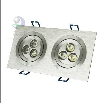 LED Down Light, 2X3X1W