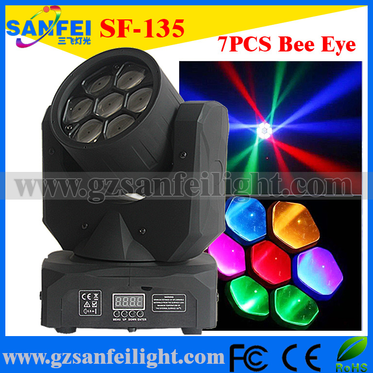 LED Stage 7X10W White Bee Eye Beam Light