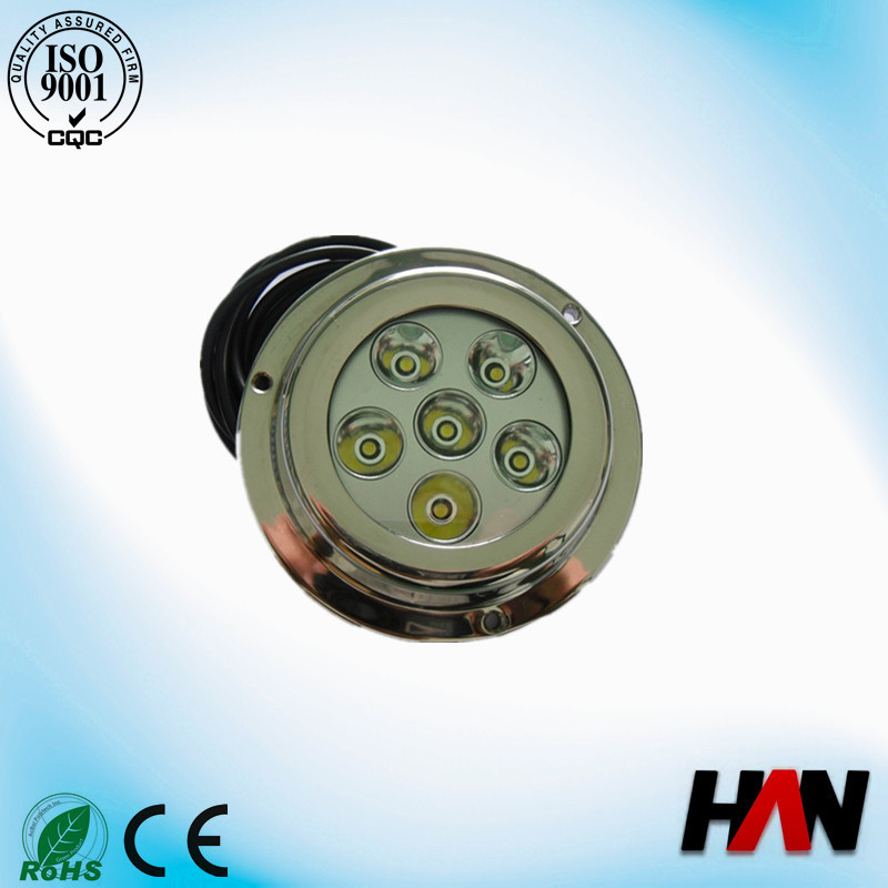 High Protection Level IP68 18W 12V LED Underwater Boat Lights