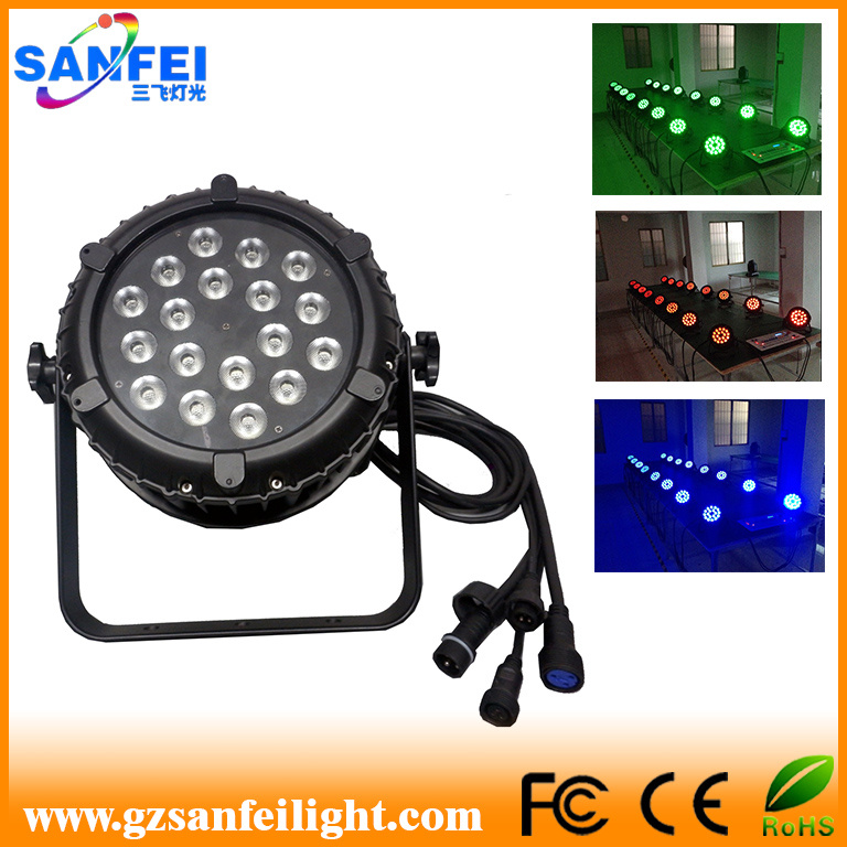 Outdoor PAR LED 18*10W RGBW 4in1 Stage Light