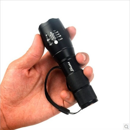 Recharge Aluminium CREE Xm-L T6 LED Flashlight