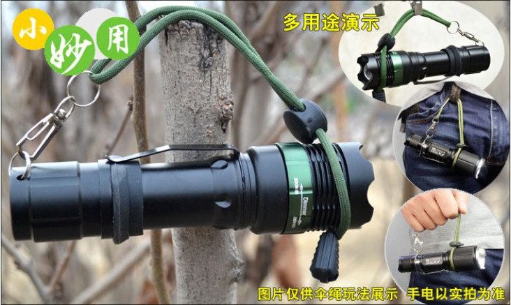 Tactical Flashlight 3W LED Torch CREE Q5 LED Flashlight