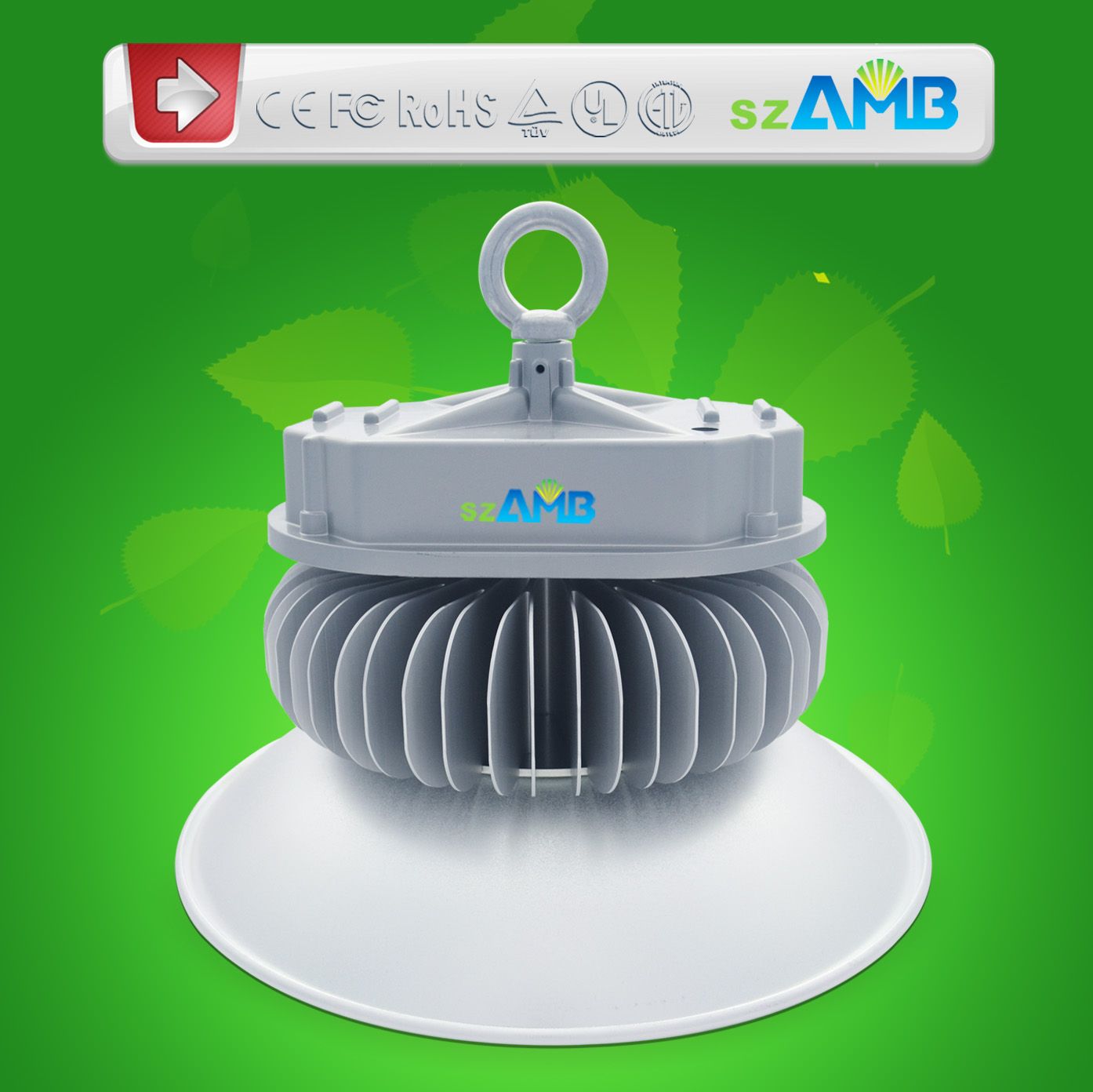 150W LED High Bay Light for WiFi Controlled Dimmable Light