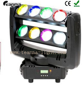 LED 8PCS 10W RGBW Moving Head Beam Spider Light