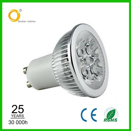 4W LED GU10 Epistar High Power (GU10-4x1w)