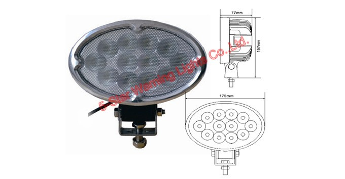 36W LED off Road Work Lights