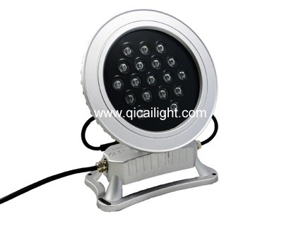 Single R/G/B LED Wall Washer, 18LED, Round