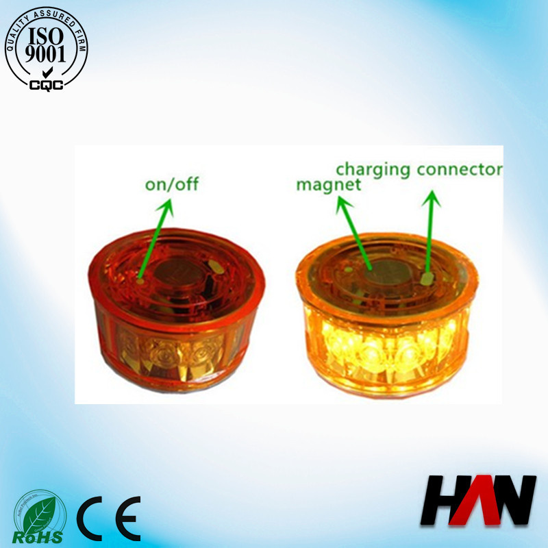 Solar LED Magnetic Warning Light