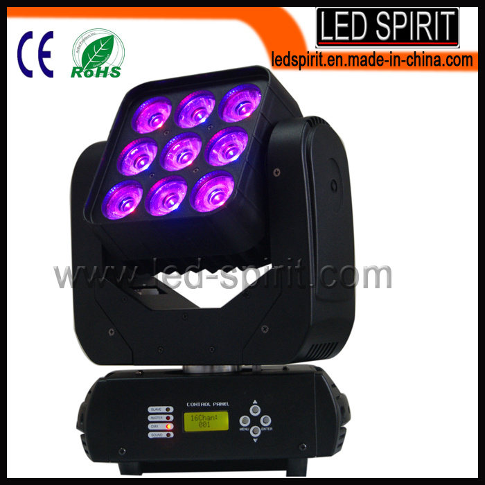 LED 9PCS*10W Matrix Moving Head Disco Stage Light