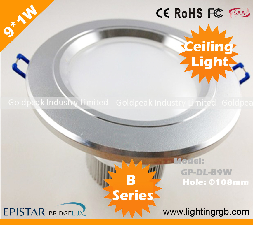 9*1W LED Ceiling Light/ LED Ceiling Lamp/ LED Down Light