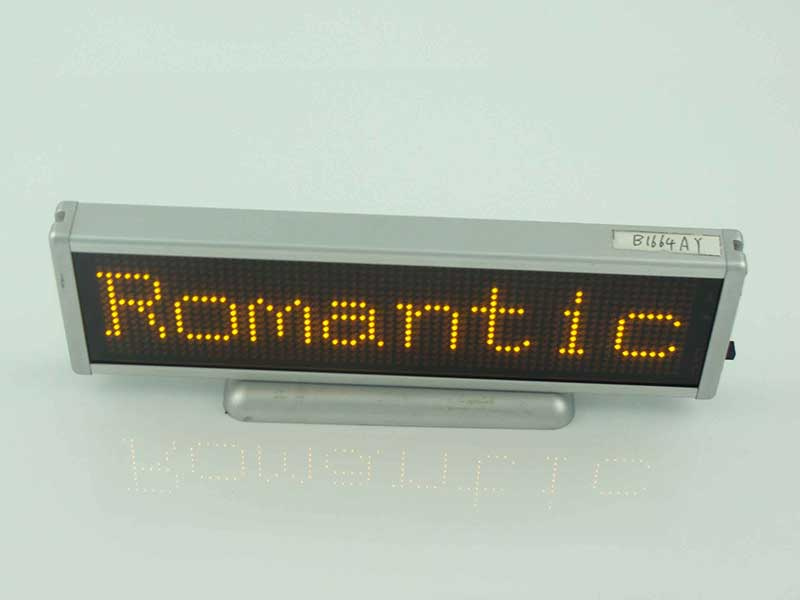 Yellow Colour LED Desktop Display (BST-B1664AY)