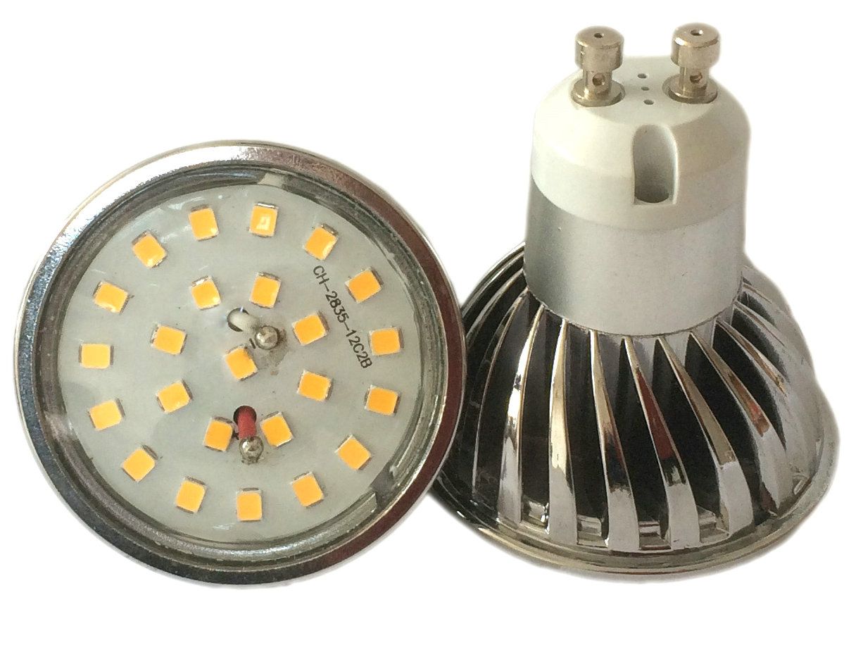 4W GU10 SMD LED Spotlight Warm White