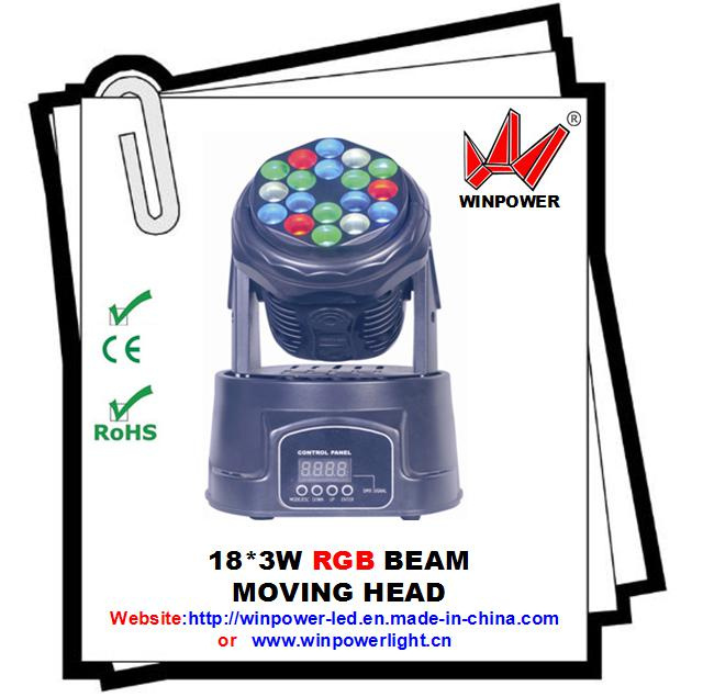 LED 18PCS Beam Moving Head Light for Stage Lighting