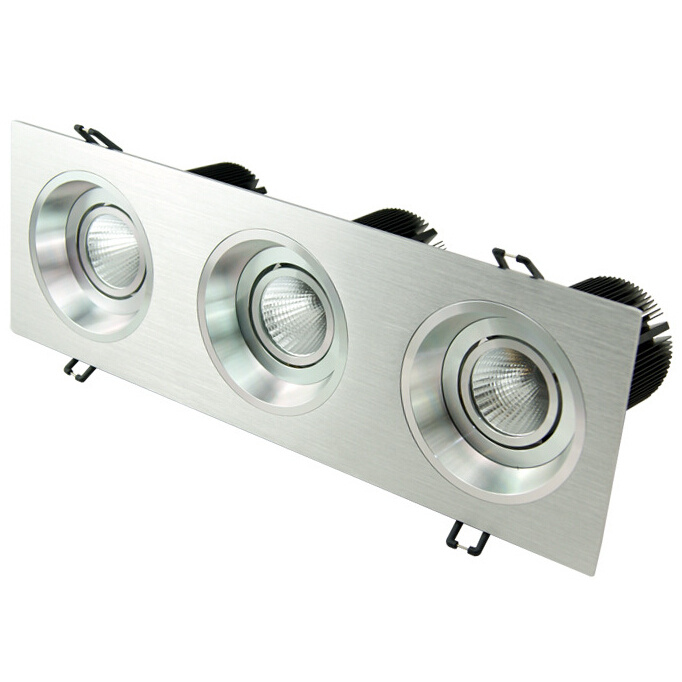 Drawing Silver+Silver Inner Ring 45W COB LED Wall Washer