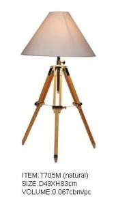 High Quality Wooden Table Lamp for Hotel Project (T705M (natural))