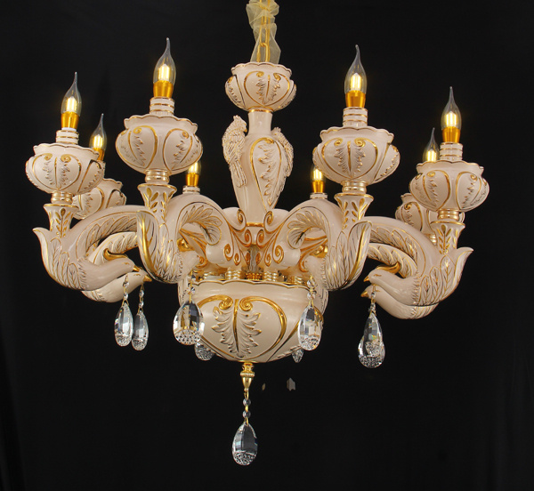 European-Style Hand-Made Luxury Ceramic Chandelier