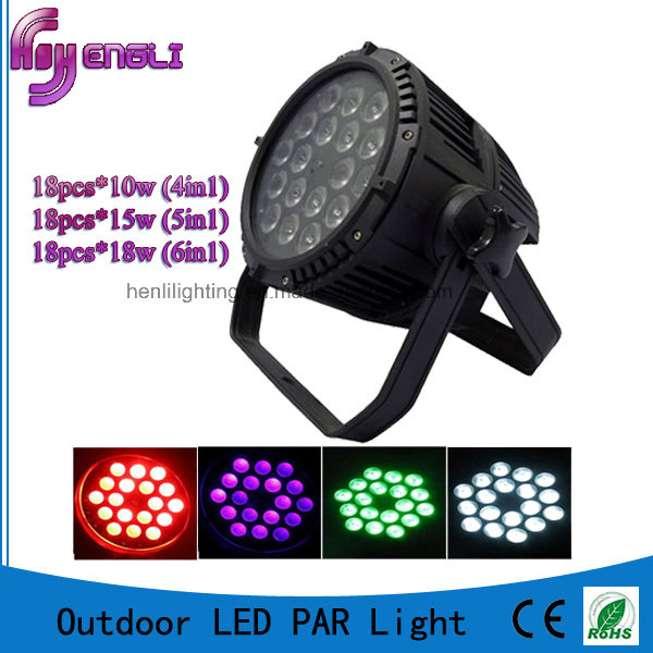 LED Wall Wash 18PCS 4/5/6in1 LED PAR Light (HL-029)