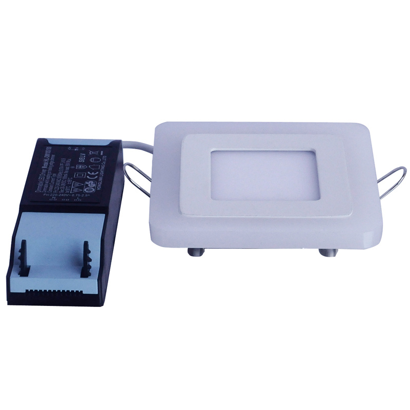 3W 6W 12W PMMA and Aluminum Square LED Down Light