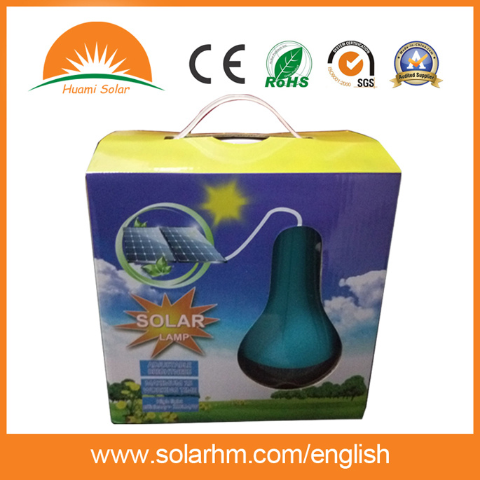 3W6V Portable Solar LED Light with Built in Battery