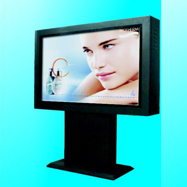 Outdoor Rectangle Aluminum Street Mupi Scrolling Light Box