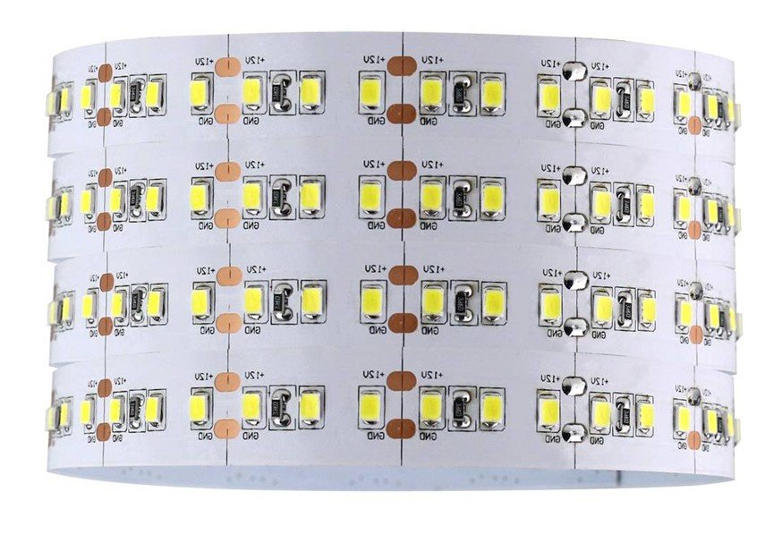 120-LED SMD 2835 20-22llm Flexible LED Strip Light DC24V 15mm Wide PCB