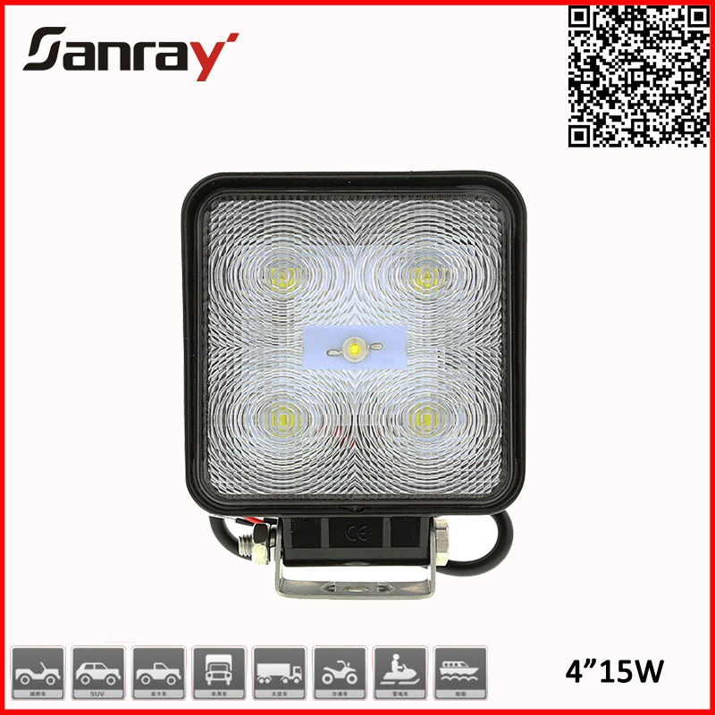 4 Inch 15W LED Work Light for Truck