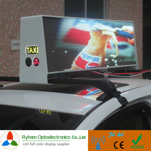 China Supplier P5 Outdoor Advertising Taxi Top LED Display