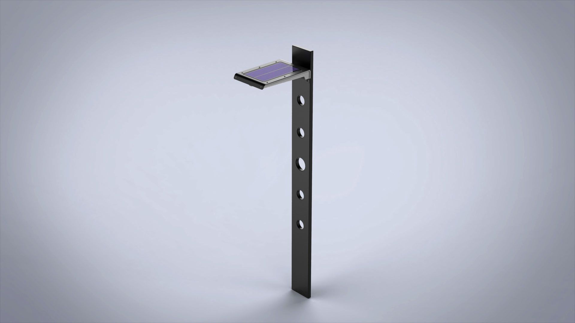 2W China Waterproof Bright Solar LED Outdoor Wall Light