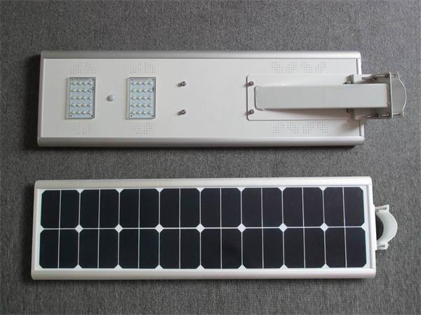 15W Integrated LED Solar Street Light (with Motion Sensor)