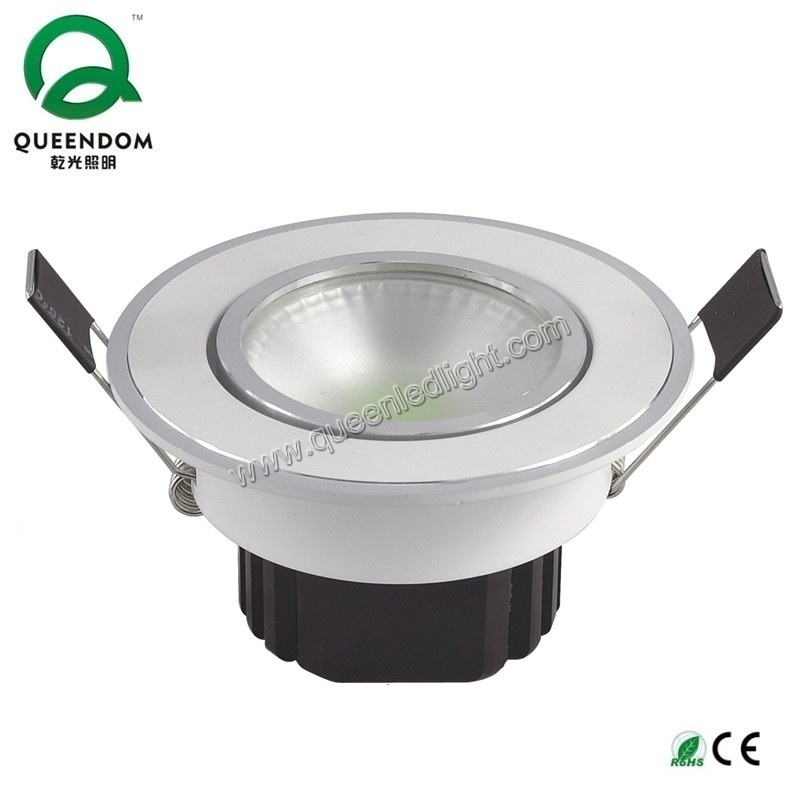 Dimmable 3W COB LED Ceiling Light 85-265VAC 85*45mm