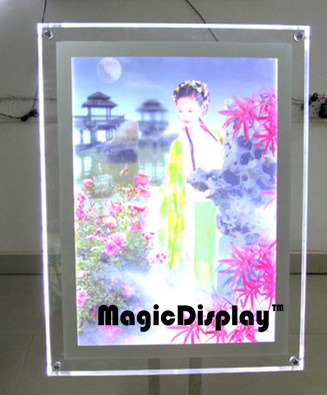 Advertising Crystal A4 Acrylic Display