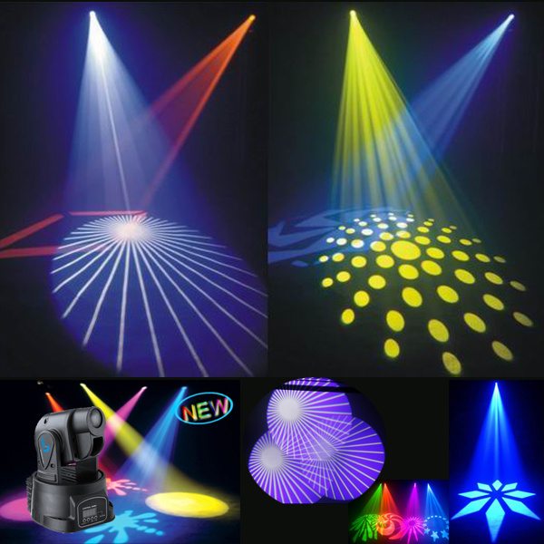 RGB 15W Small Moving Head Spot LED Stage Light