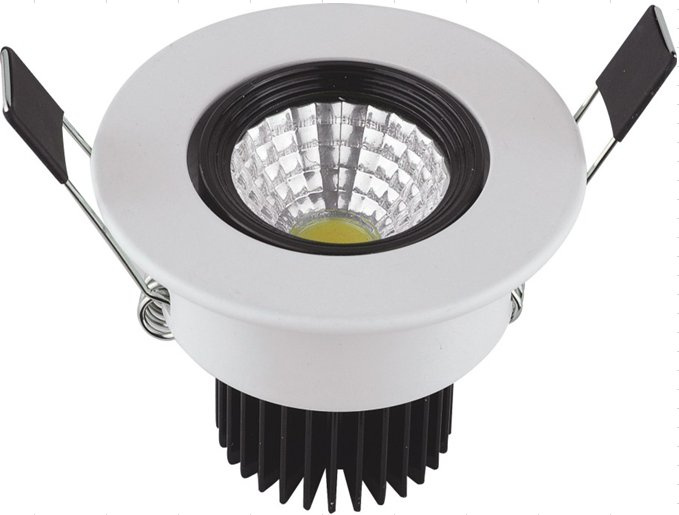 COB 3W 85-265V White LED Down Light