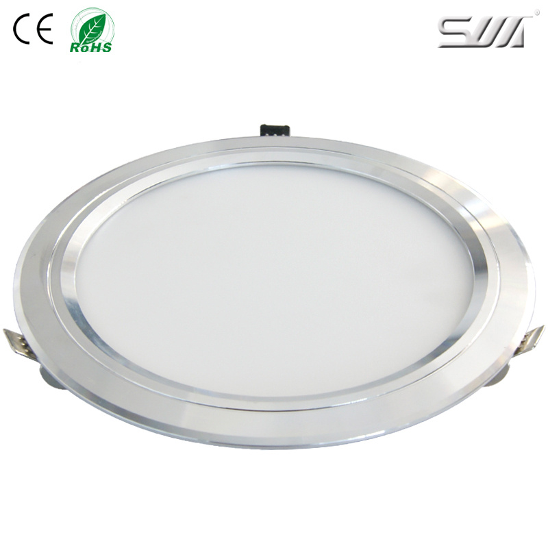 18W Brushed Silver LED Ceiling Light