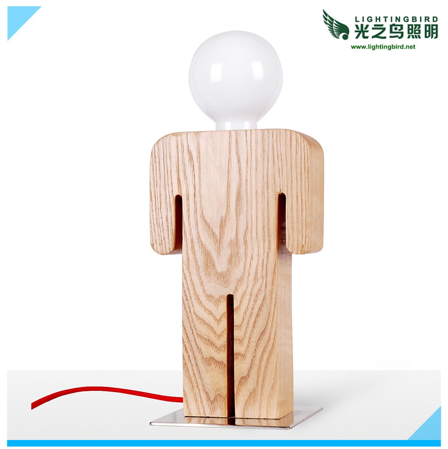 Lightingbird Creative Desk Light Wood Table Lamp for Reading (LBMT-NH)