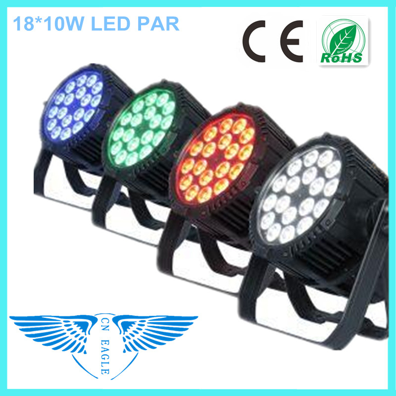 18*10W RGBW 4-in-1 Disco Light LED PAR