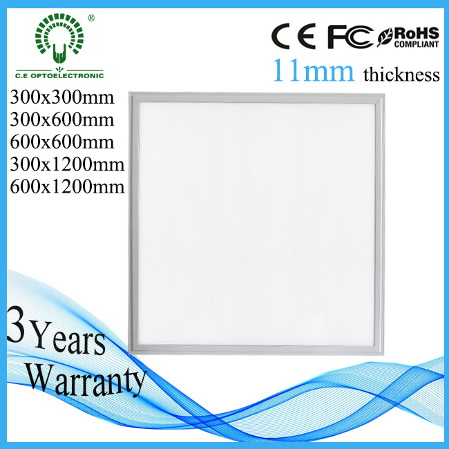 30X30/30X60/60X60/60X120/30X120cm LED Panel Light Factory