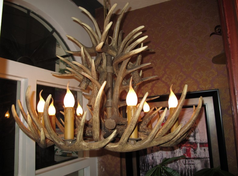 Antlers Buckhorn American Energy Saving Chandelier Light