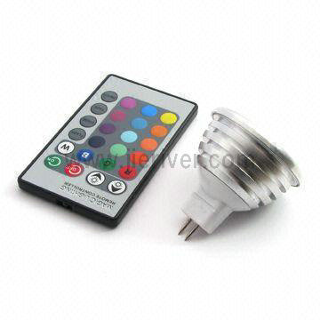 High Power 3W MR16 RGB LED Spotlight