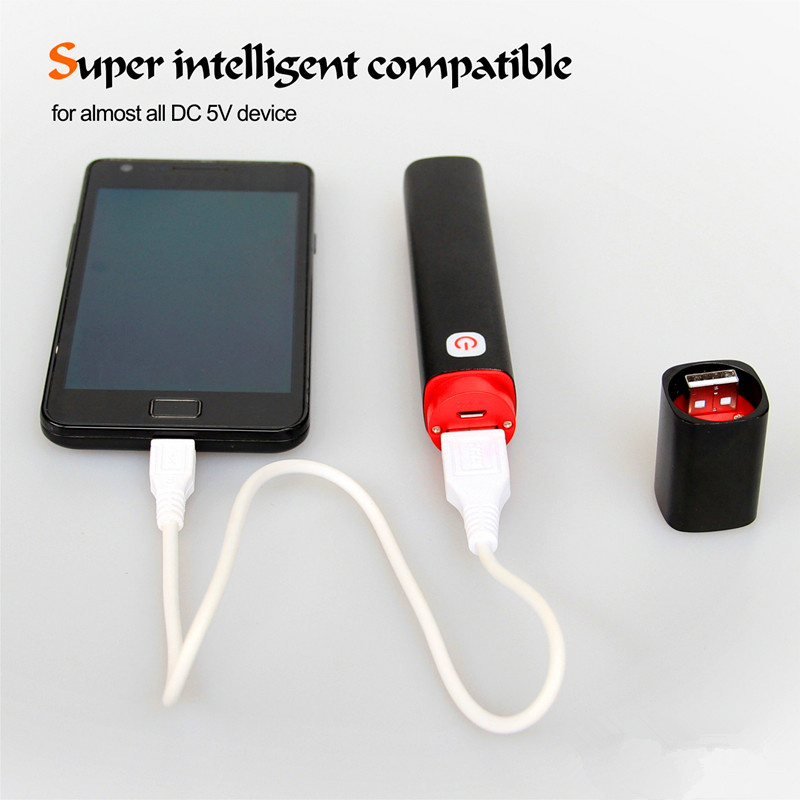 Rechageable Mini LED Flashlight with Power Bank