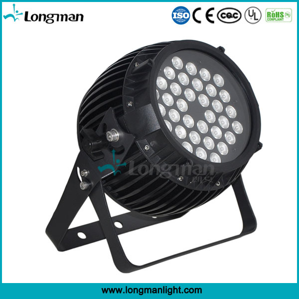 RoHS DMX512 36PCS 3W Zoom LED PAR 5 in 1 Rgbaw Stage Lighting