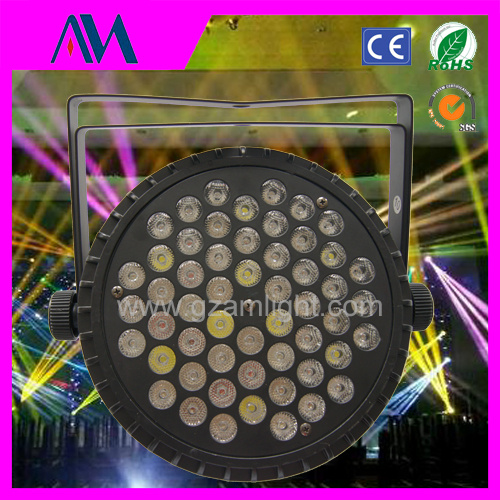 Indoor RGBW 54PCS*3W Flat LED PAR