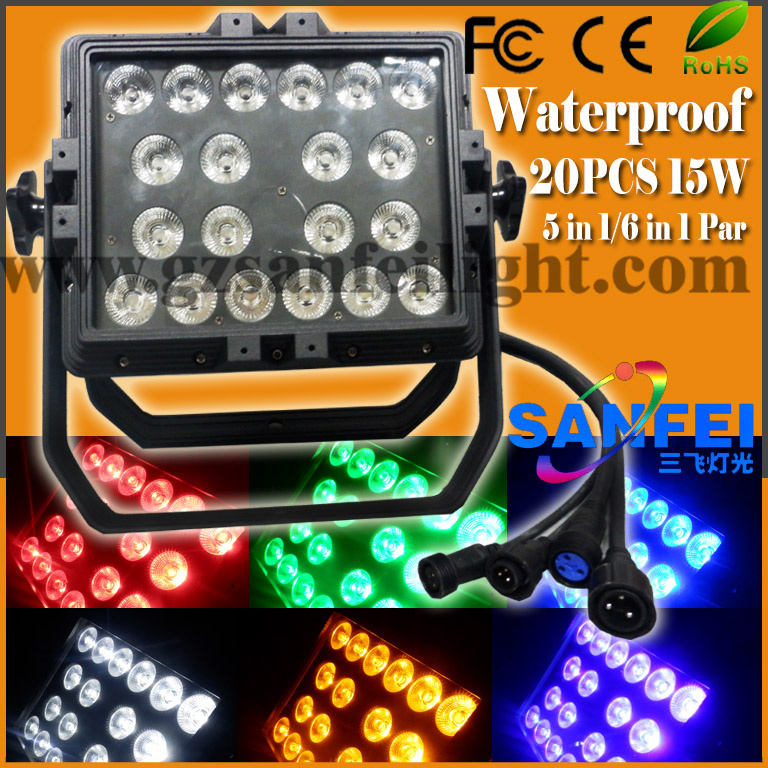 20*15W 6 In1 IP65 Outdoor Waterproof LED PAR Light (SF-310)